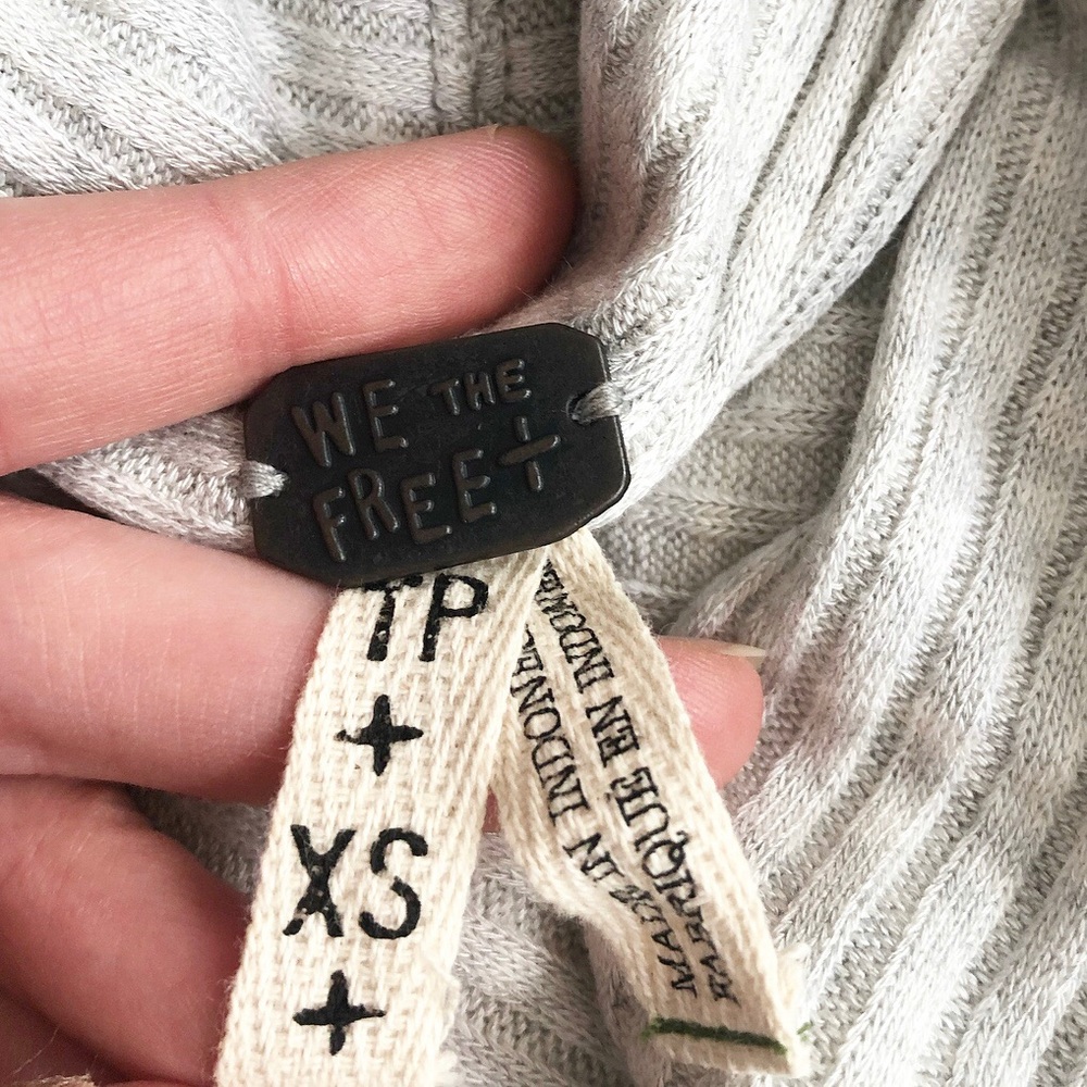 Free People We The Free | Ribbed Split Back TopNWT - Picture 8 of 13